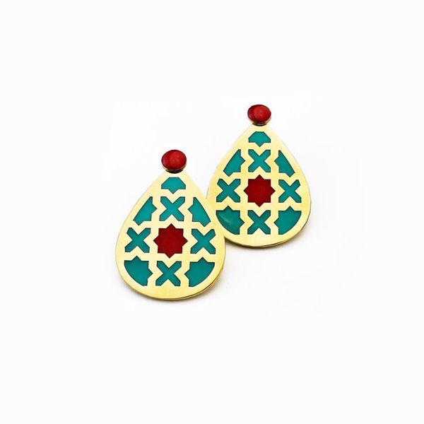 گوشواره برنجی E815