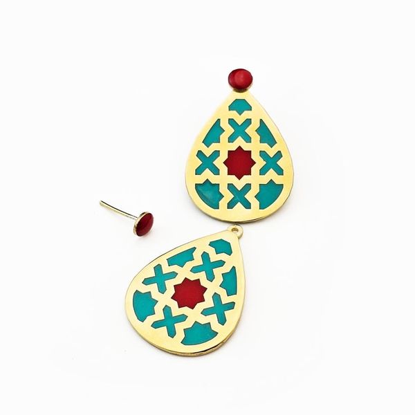 گوشواره برنجی E815