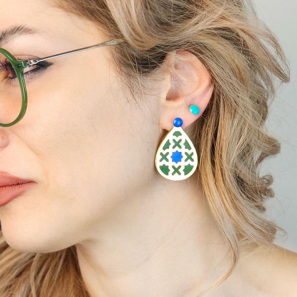 گوشواره برنجی E816