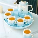 ست چایخوری چینی پرسلن وارداتی نه پارچه