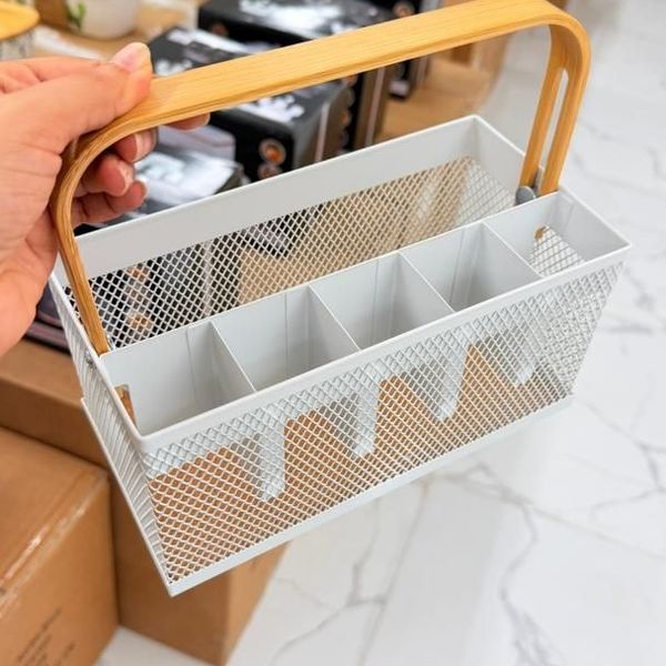 نظم دهنده چند منظوره طرح ایکیا وارداتی فلز و چوبی در سه رنگ