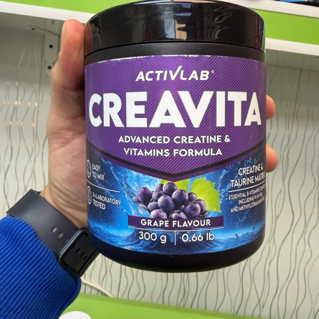 کراتین و ویتامین اکتیولب کریویتا 300 گرم | Activlab Creavita