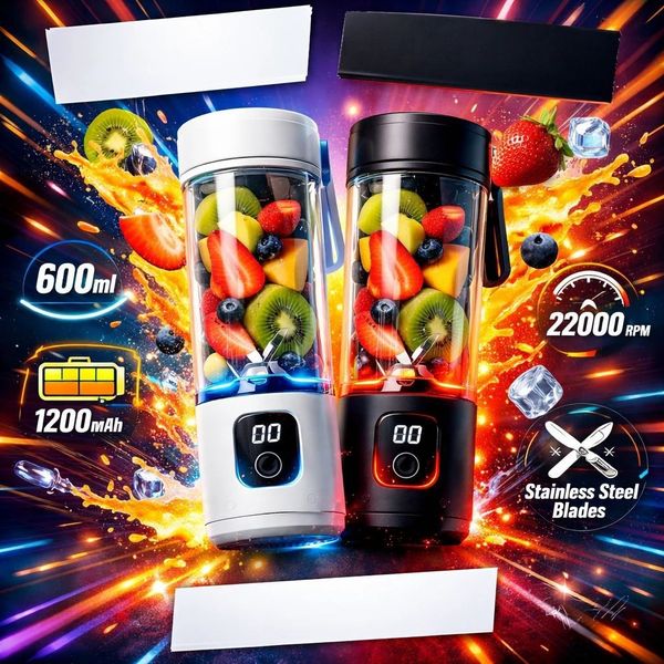 مینی بلندر قابلحمل مدل HP‑118 | JUICING CUP