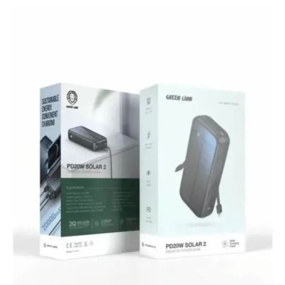 پاوربانک خورشیدی 20000 گرینلاین Solar Force 2