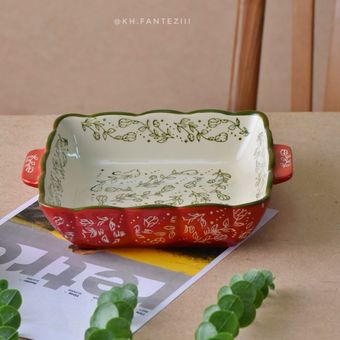 تابه مربع گلدار