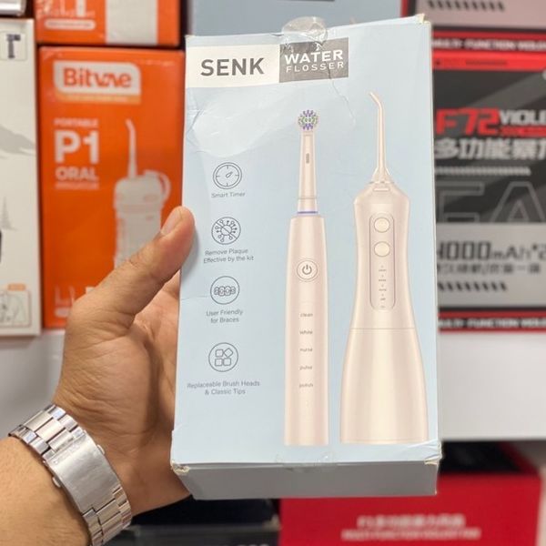 ست کامل مسواک برقی و واتر جت SENK مدل INTELLIGENT2-in-1