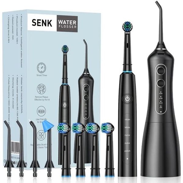 ست کامل مسواک برقی و واتر جت SENK مدل INTELLIGENT2-in-1