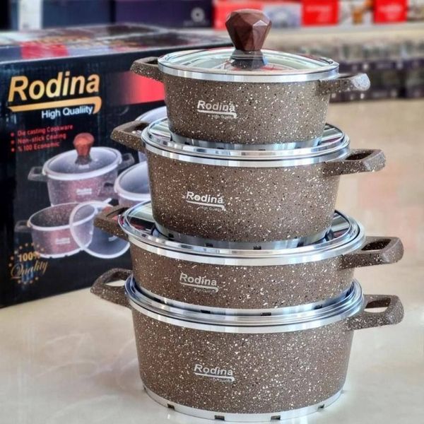 سرویس 8 پارچه رودینا دارای پنج عدد درب نشکن،ارسال پس کرایه