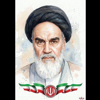تصویر امام خمینی فایل دیجیتالی