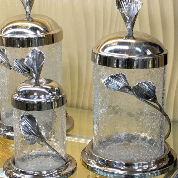 پاسماوری هفت پارچه طراحی لیلیوم دو مدل شیشه آبگز و ساده
