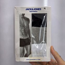 شورت مردانه jack&jones بسته 3عددی کد EU4705