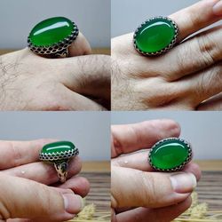 عقیق سبز زیبا
