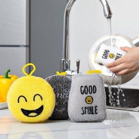 اسکاچ اسفنجی طرح استیکر وارداتی پک چهار عددی
