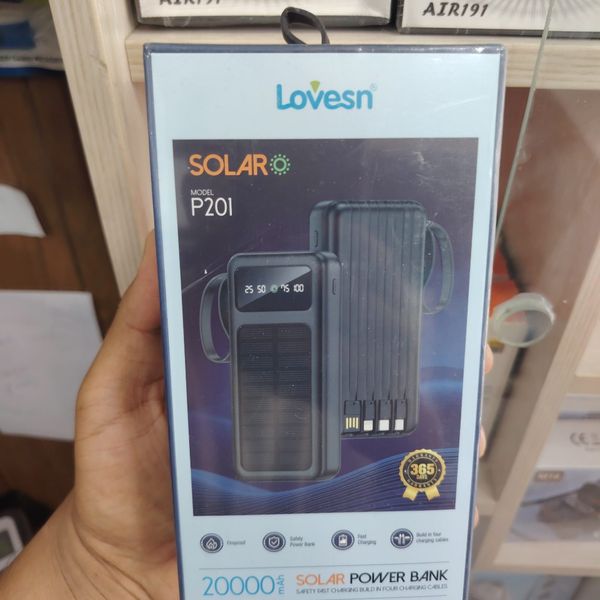 پاور بانک 20000 هزار خورشیدی LOVESN مدل p201