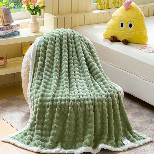 پتو چهار فصل خرگوشی 200*230 نوار دوری شده