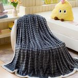 پتو چهار فصل خرگوشی 200*230 نوار دوری شده
