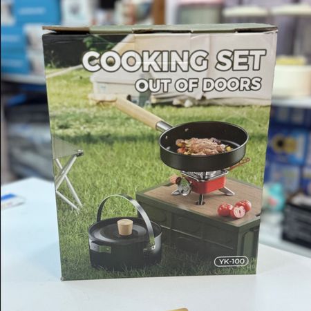 🍳🔥🏕 ست پخت‌وپز مسافرتی YK‑100 | آشپزخانه کامل در دل طبیعت 🌲⛰🔥
