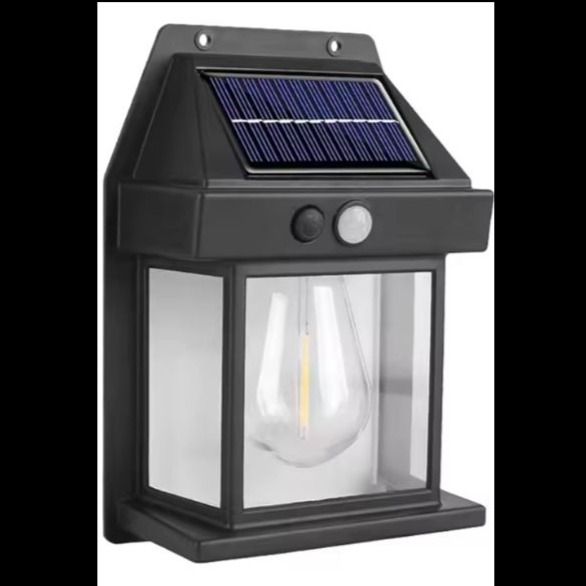 🌞💡 لامپ دیواری خورشیدی 3 حالته مدل Solar ✨ روشنایی هوشمند بدون برق و سیم!