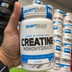 کراتین مونوهیدرات میکرونایز اوربیلد نوتریشن 300 گرمی | Everbuild Nutrition  Micronized Creatine Monohydrate 300g (60 Servings)