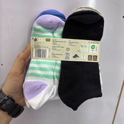 جوراب دخترانه L&D بسته 10 جفتی کد EU4897