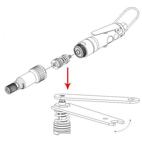 پیچ گوشتی بادی گتس مدل GP-0909S