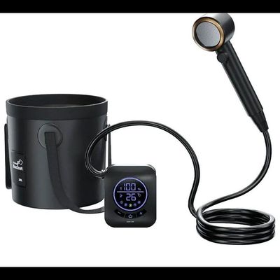 دوش کمپینگ شارژی با مخزن 20 لیتری گرین لاین  Green Lion Camping Shower with Intelligent Digital Display