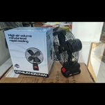 پنکه شارژی فلزی (پنکه نیسانی) FAN LITHIUM | دو باطری | فوق‌حرفه‌ای