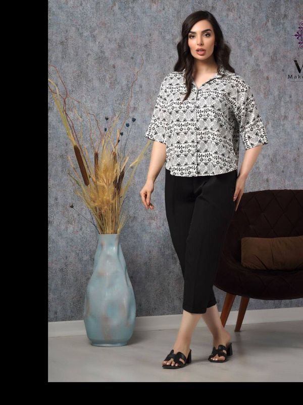 شومیز طرح هندسی