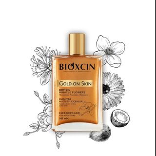 روغن شاین صورت،مو و بدن مدل GOLD ON SKIN