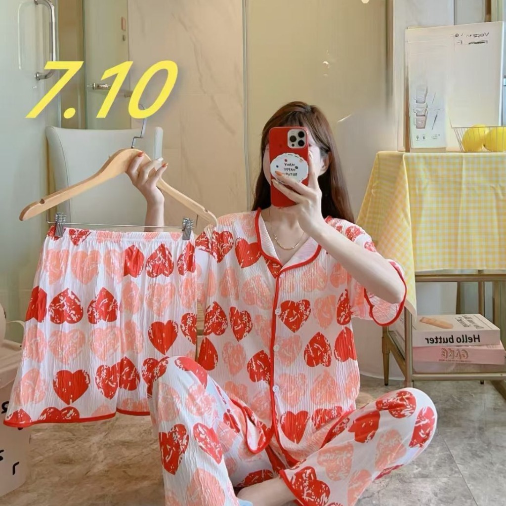 ست لباس راحتی ،خواب زنانه دخترانه وارداتی 3
