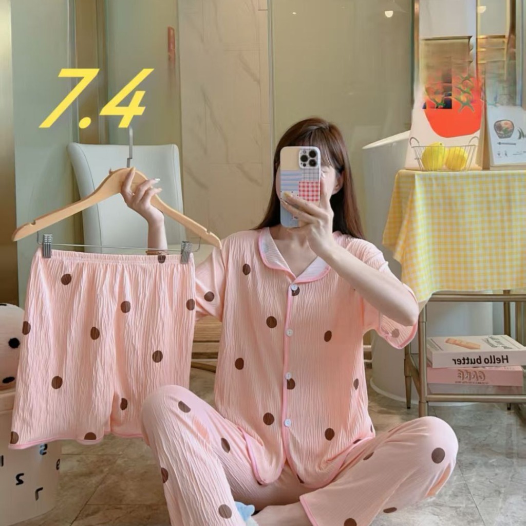 ست لباس راحتی ،خواب زنانه دخترانه وارداتی 4