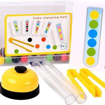 بازی تفکیک رنگ لوله ای چوبی کد R 56