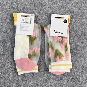 جوراب فانتزی زنانه iam کد EU5277