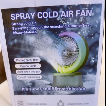 پنکه مه پاش رومیزی (Frost Mist Fan)