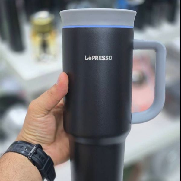 ماگ مسافرتی و عایقدار برند LePRESSO مدل QuirkSip Insulated Tumbler (با کد محصول LPCFFQS0061)