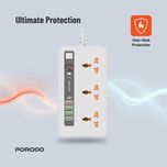 چندراهی و هاب شارژ هوشمند Porodo مدل سری PD-FWCH013 :straight_ruler: کابل 2 متری