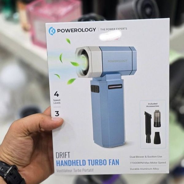 مینی جارو و دمنده شارژی چندکاره Powerology