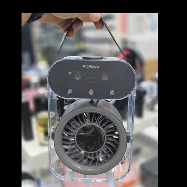 پنکه شارژی و رطوبتساز (مِست فن - Mist Fan)