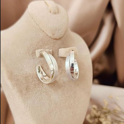 گوشواره هاله نقره‌ای