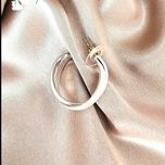 گوشواره هاله نقرهای
