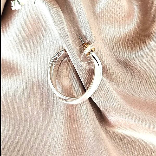 گوشواره هاله نقرهای