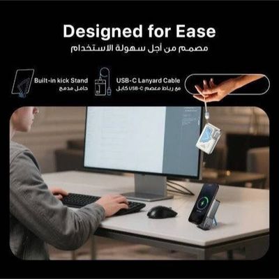 پاوربانک و شارژر دیواری 2 کاره از برند Powerology