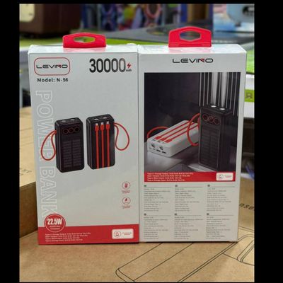 پاوربانک خورشیدی 30 هزار لوینو LEVINO مدل N-56