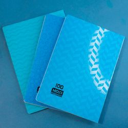 دفتر100 برگ ته جسب تک رنگ📒
