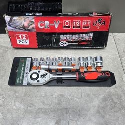 آچار بکس مدل  CRV سایز 8، 10، 11، 12، 13، 14، 15، 17، 19، 24 میلی متر