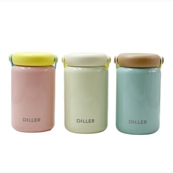 مینی فلاسک دیلر DILLER ظرفیت 280 میلی‌لیتر با دسته سیلیکونی