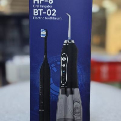 ✨ پک دوکاره واترجت و مسواک برقی H2ofloss مدل HF-6 BT-02 (اورجینال) 💎