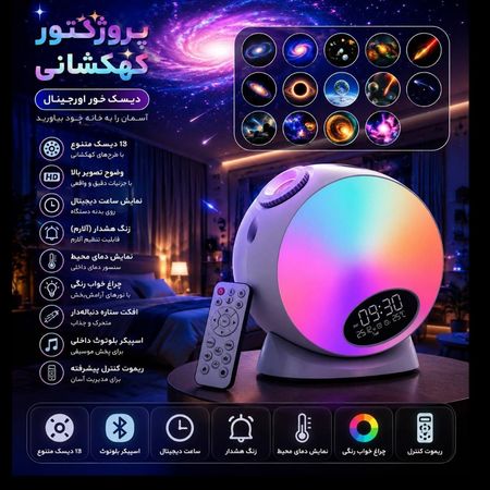 پروژکتور کهکشانی دیسک‌خور 13 دیسک 🌌