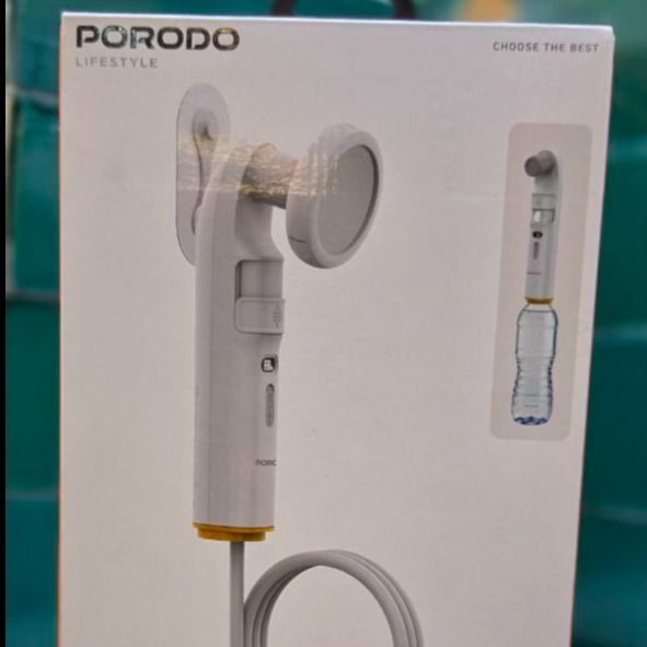 دوش و بیدت مسافرتی شارژی پرودو مدل Porodo PDLFSTPB55WH