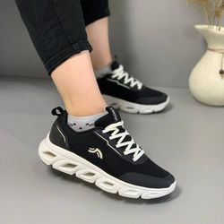 کتونی مشکی کریویت زیرسفید لژدار زنانه و مردانه